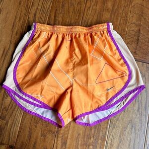 Nike Dri Fit Athletic Shorts Orange Size Small